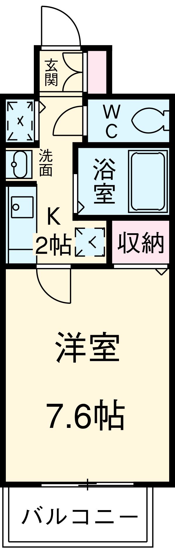 プレサンス名古屋STATIONアライブの間取り