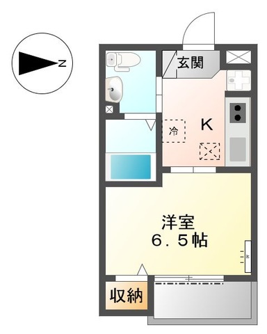 エスト　ソレイユの間取り