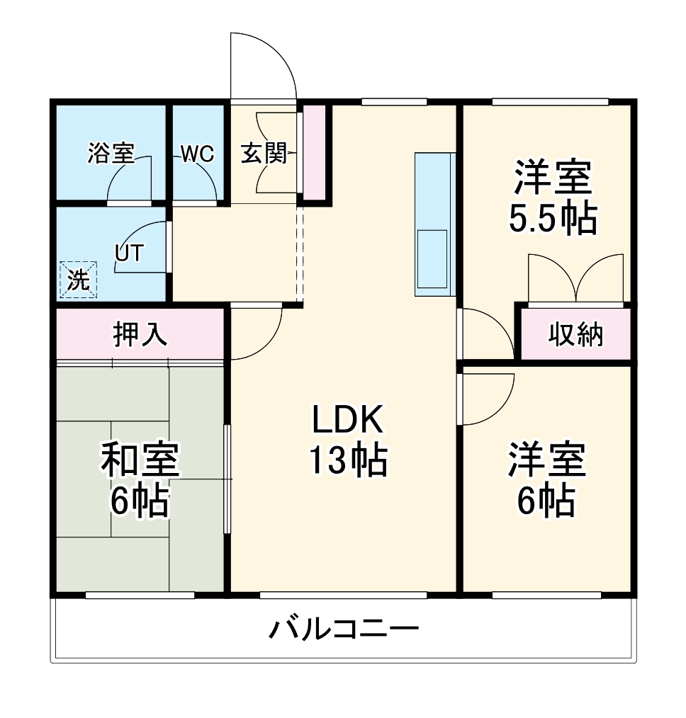 レジデンス赤池の間取り