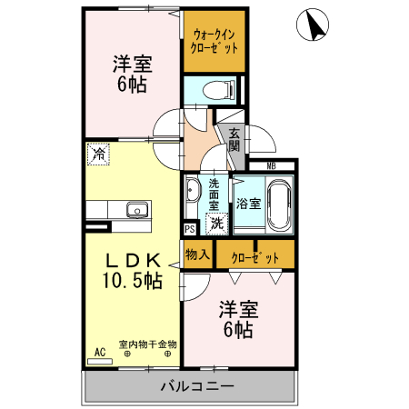 ダイヤモンドムーンの間取り
