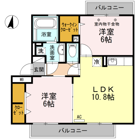 RSAⅡの間取り
