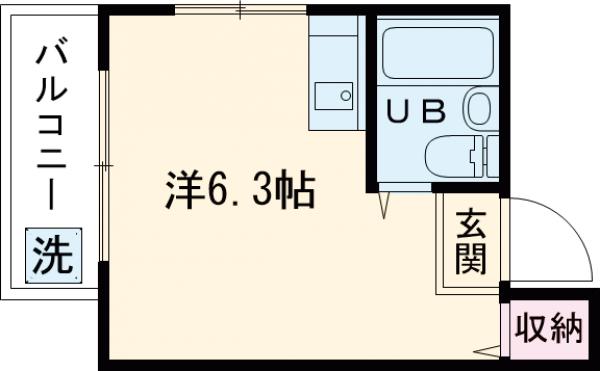 ハイツＫの間取り