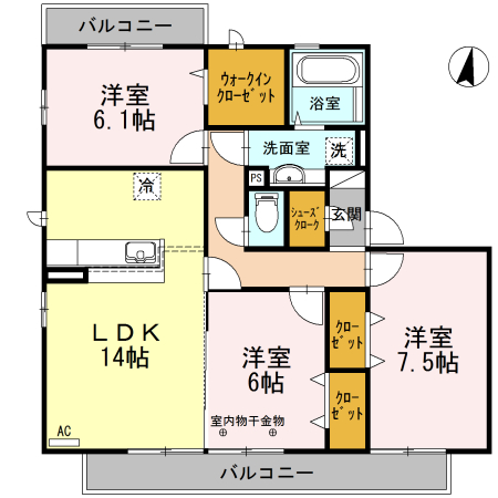 KAHLUAの間取り