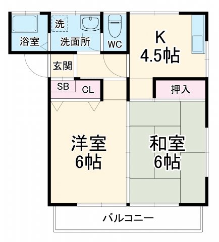 小林マンションの間取り