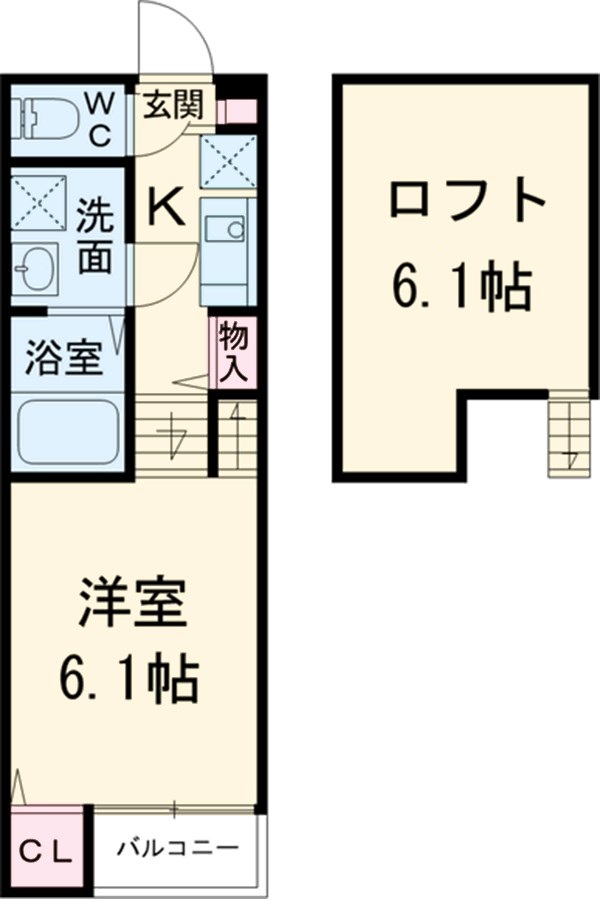 クリークコートの間取り
