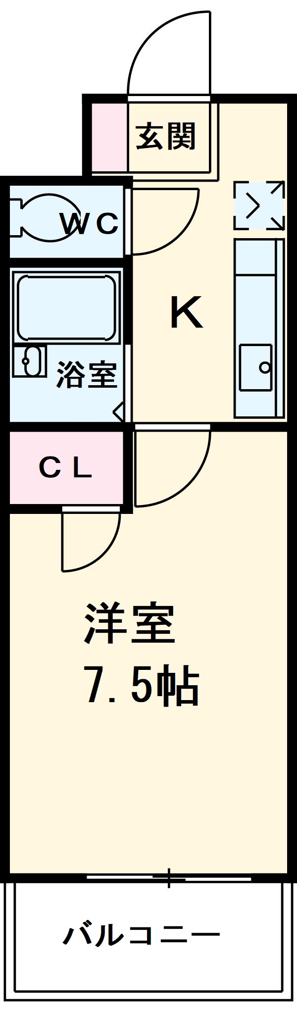 ハウス大秋の間取り