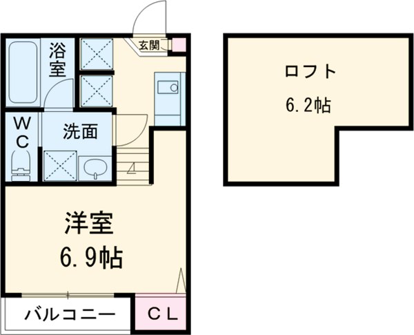 Residence Lisaの間取り
