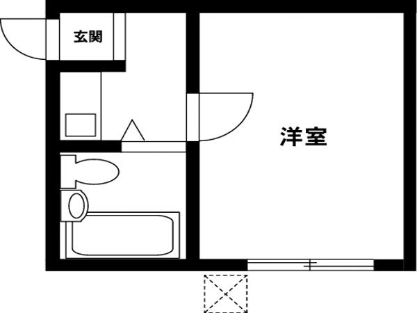 太陽ハイツの間取り