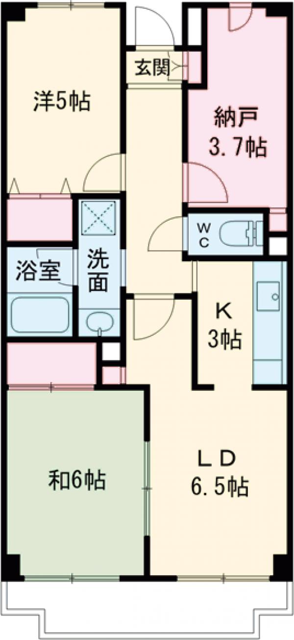 パークサイドＵＴの間取り