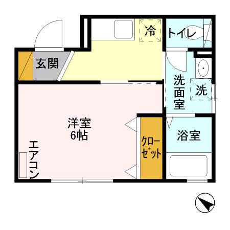 ドルフクレセント 参番館の間取り