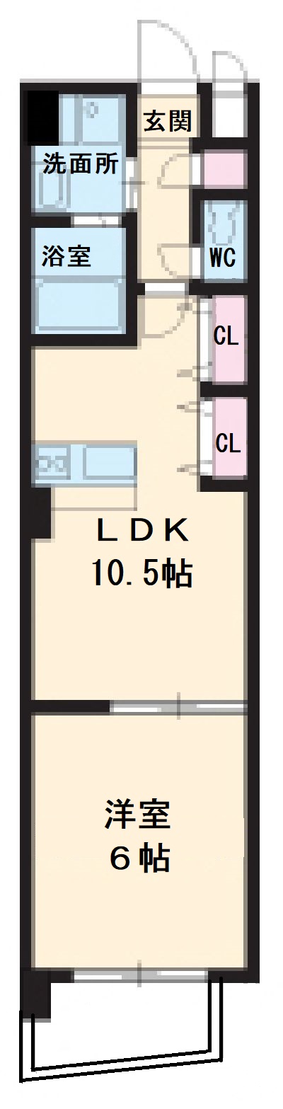 ティースクエア本陣の間取り