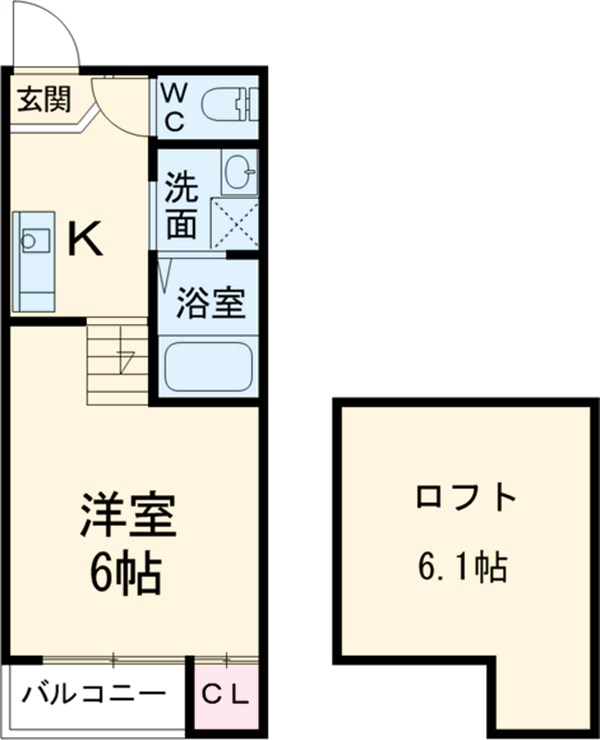 BLUE GARDENの間取り