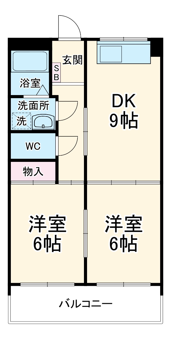 サンメゾン平針の間取り