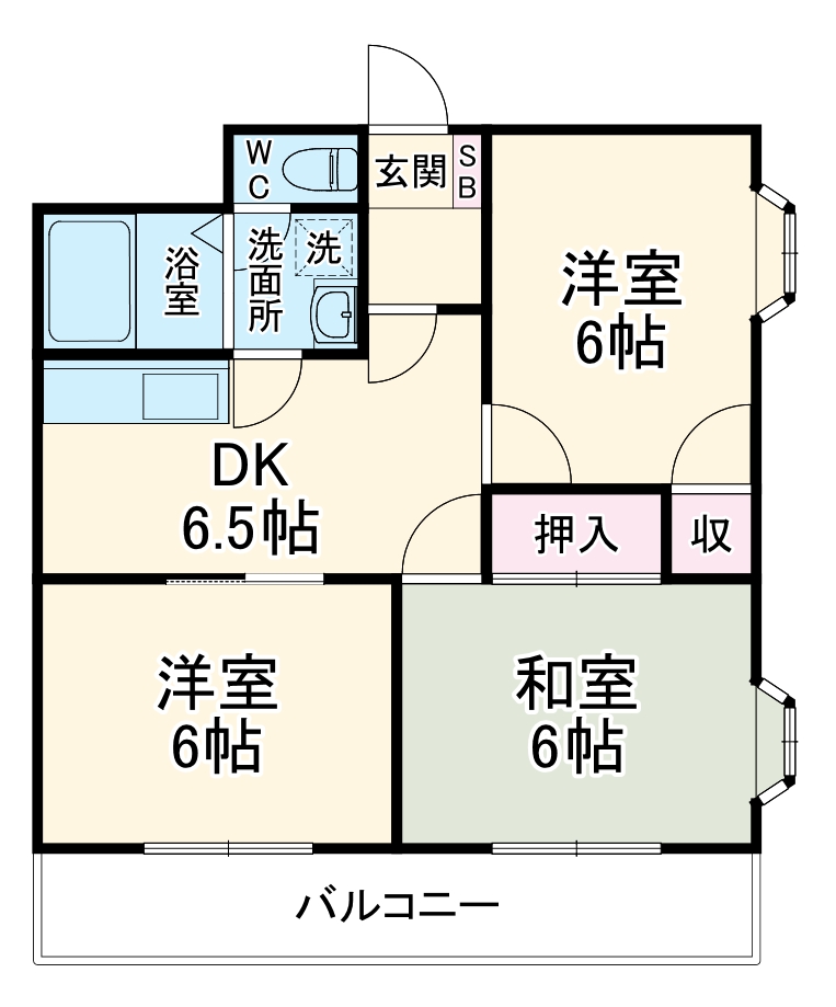 クリーンパレス中島の間取り