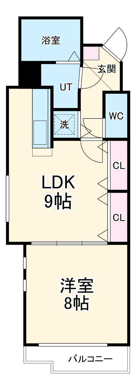 ハースヒルズの間取り