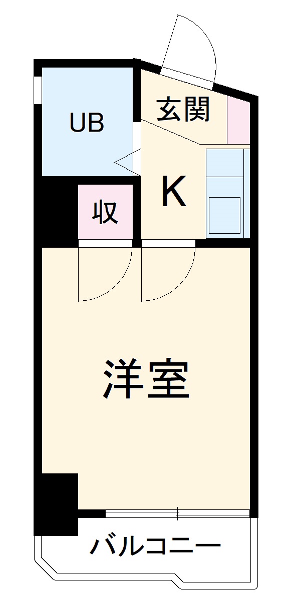 プレアール名古屋本陣・4A号室の間取り