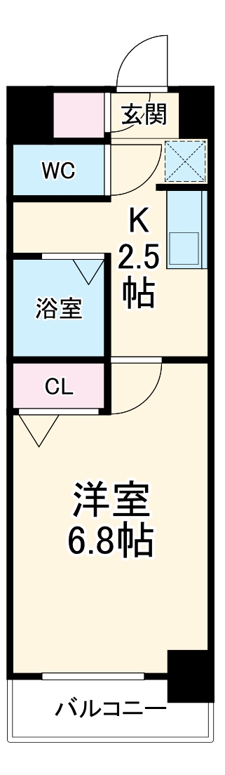 アヴェニール岩塚の間取り