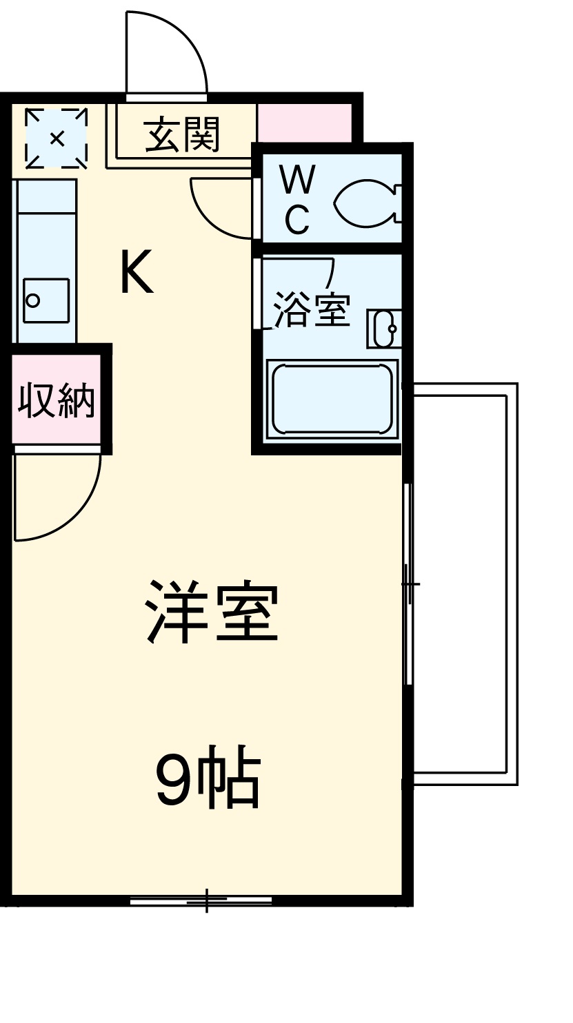 キャスティルⅢの間取り