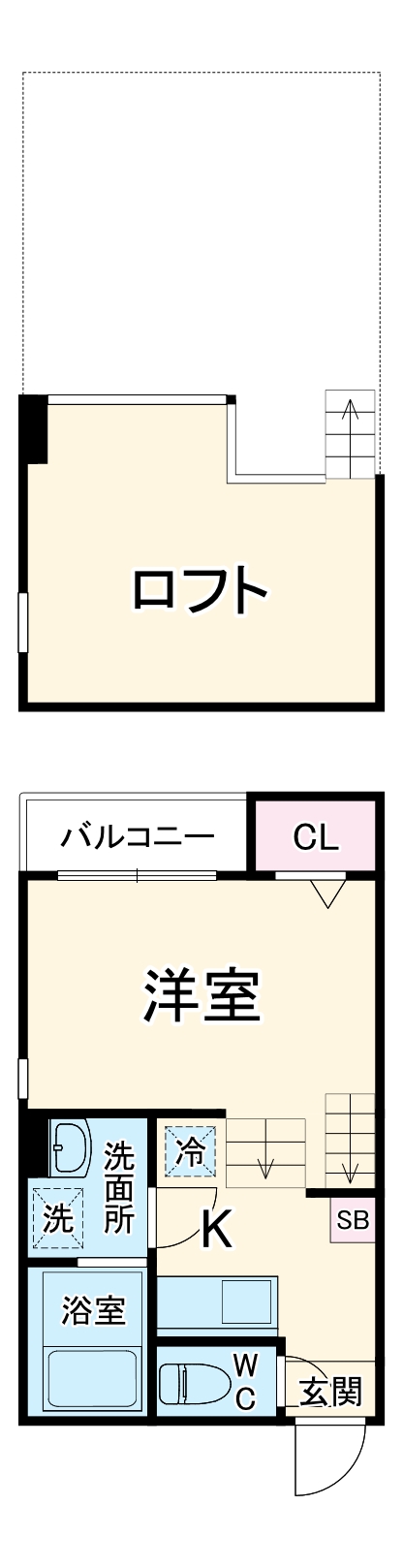 ソレイユ 中村日赤の間取り