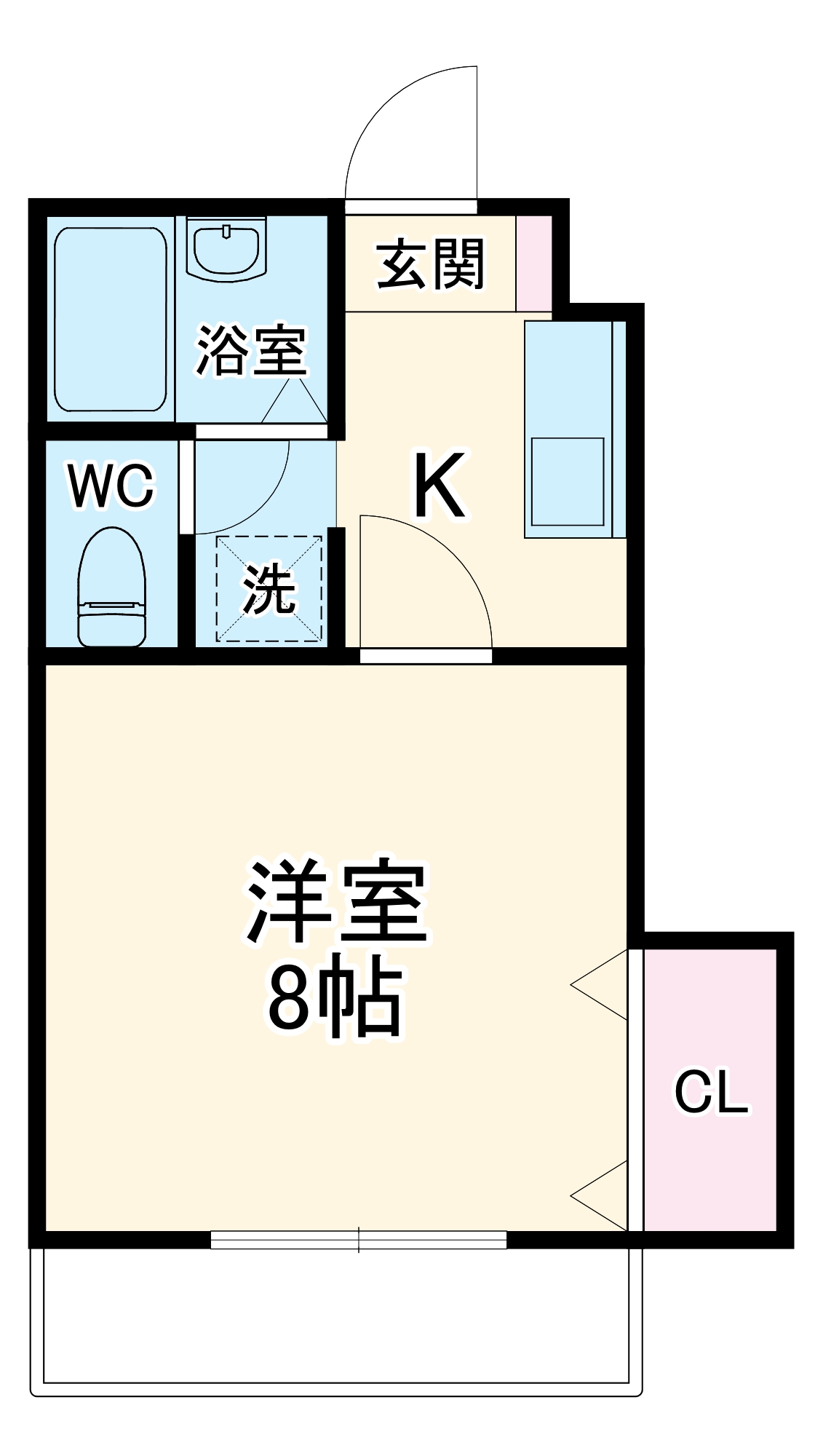 ヴィラ瀬戸Ⅱの間取り