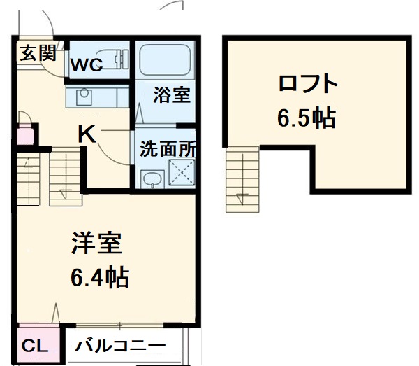 カーサ ルーチェWの間取り