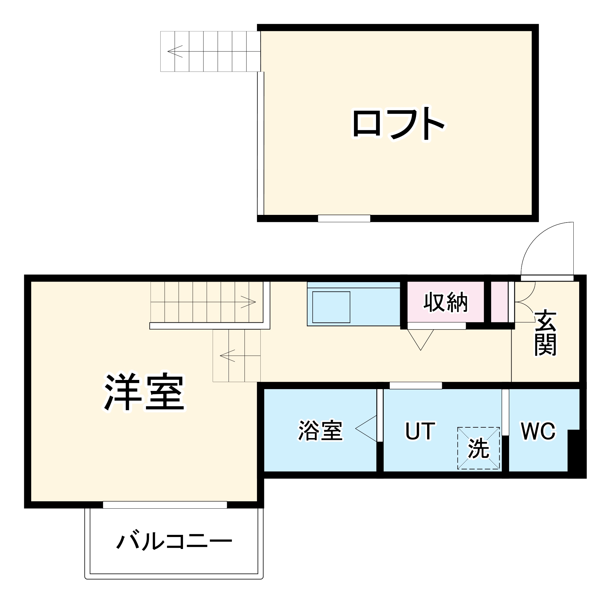 スマイルセレクト中村公園の間取り