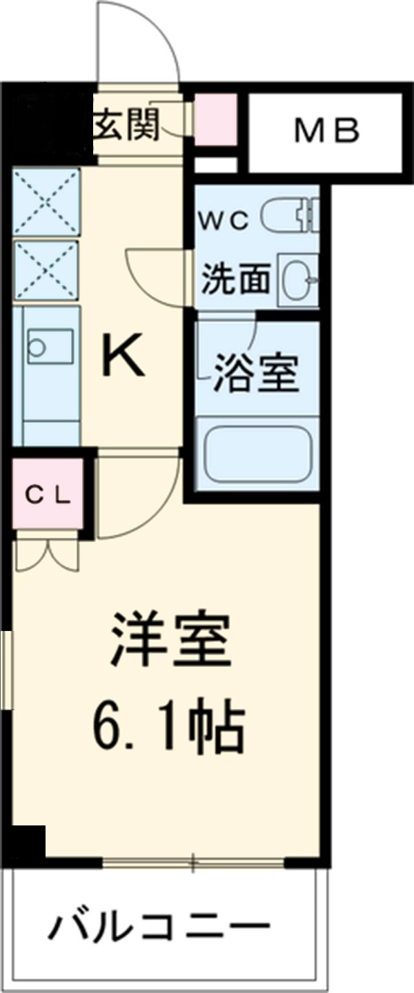 リヴシティ綾瀬WESTの間取り