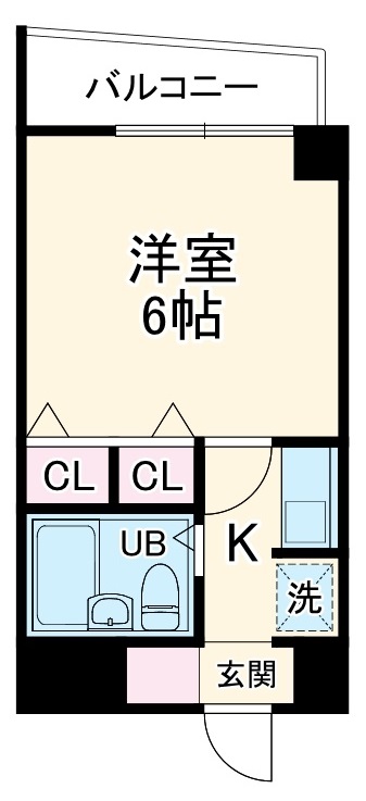 コパーズアプト根岸Ⅱの間取り