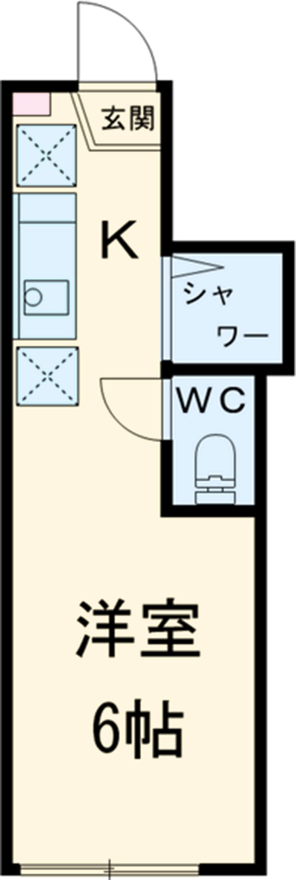 アペックス・堀切Ⅴの間取り