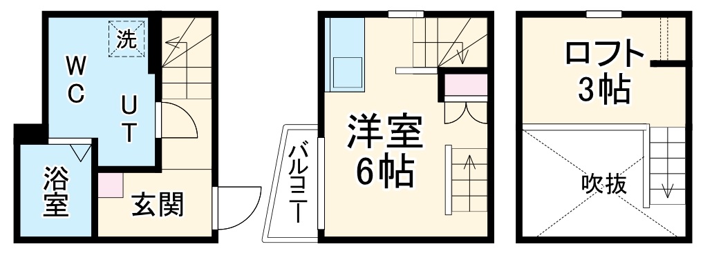 プレザント中村の間取り