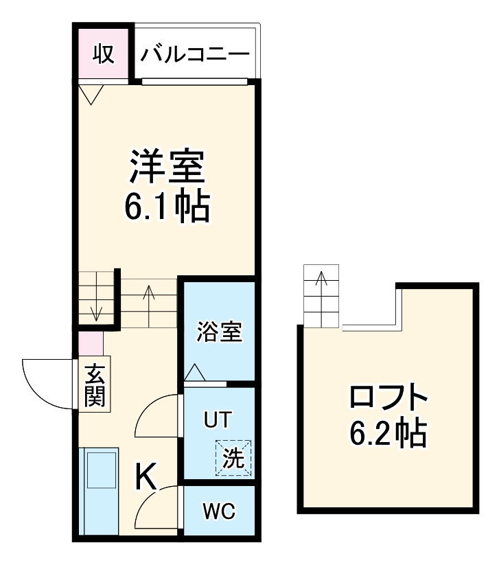 フォルクローレ名駅西の間取り