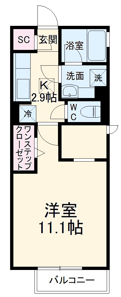メゾンラフィーネの間取り