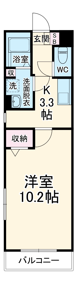 シャトーヴェールの間取り