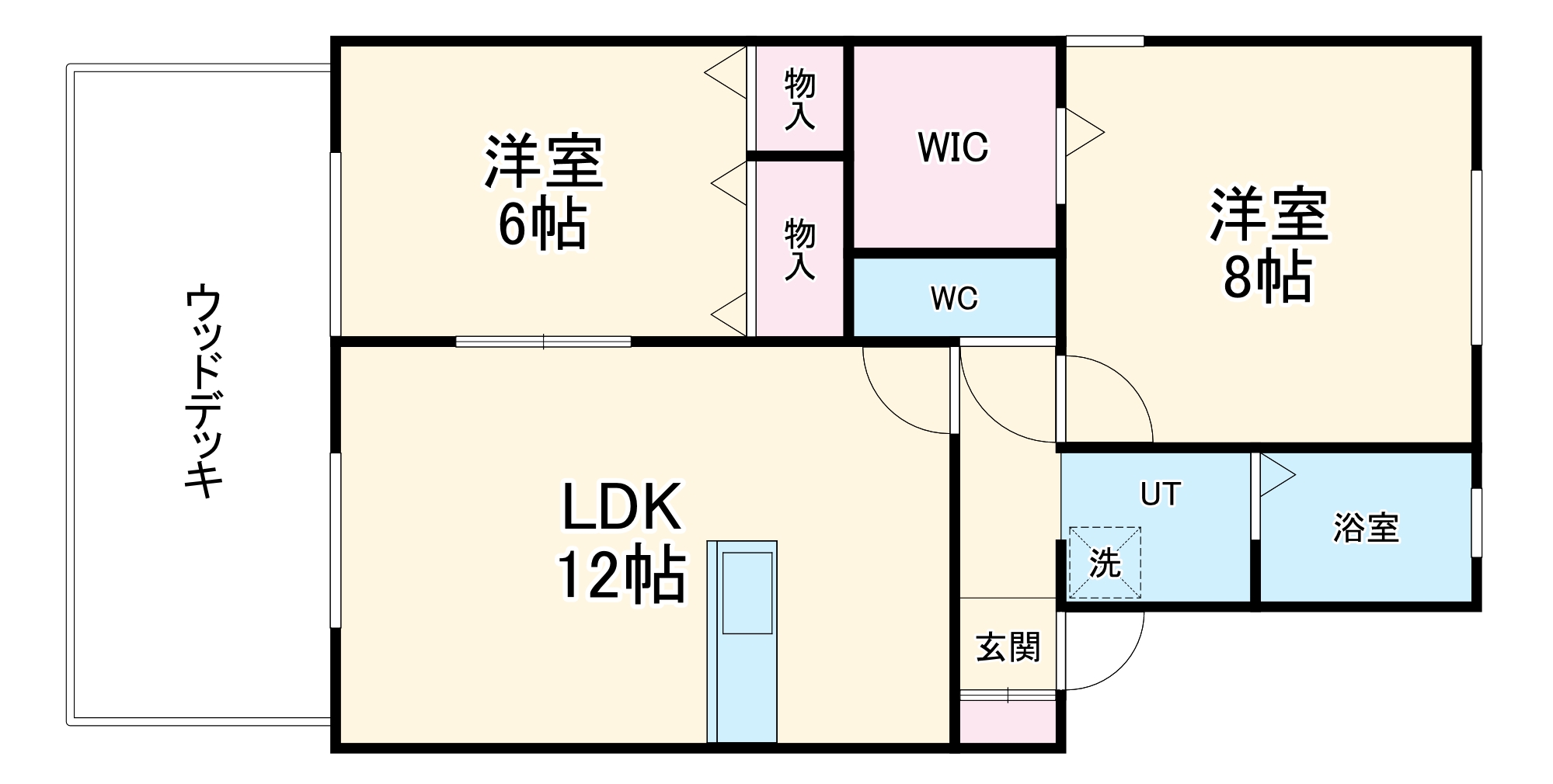 グランシャリオDの間取り