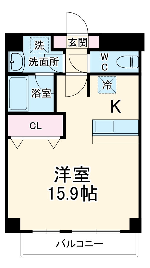 Canal Eastの間取り