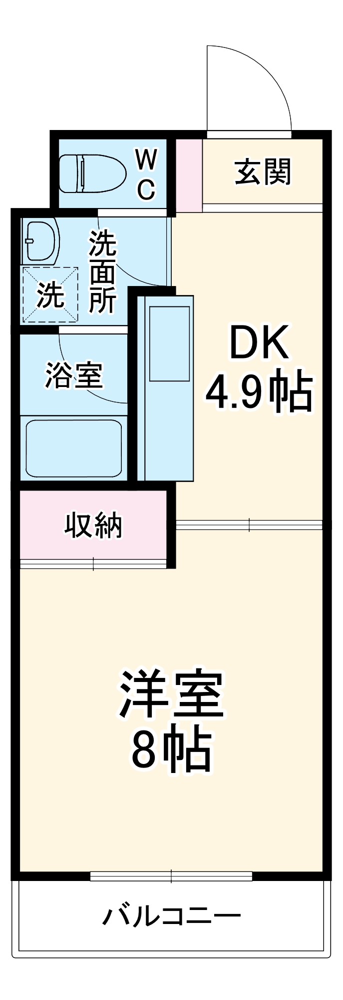 ヴィラ大宮の間取り