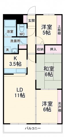 フォレストヒルズ磯子の間取り