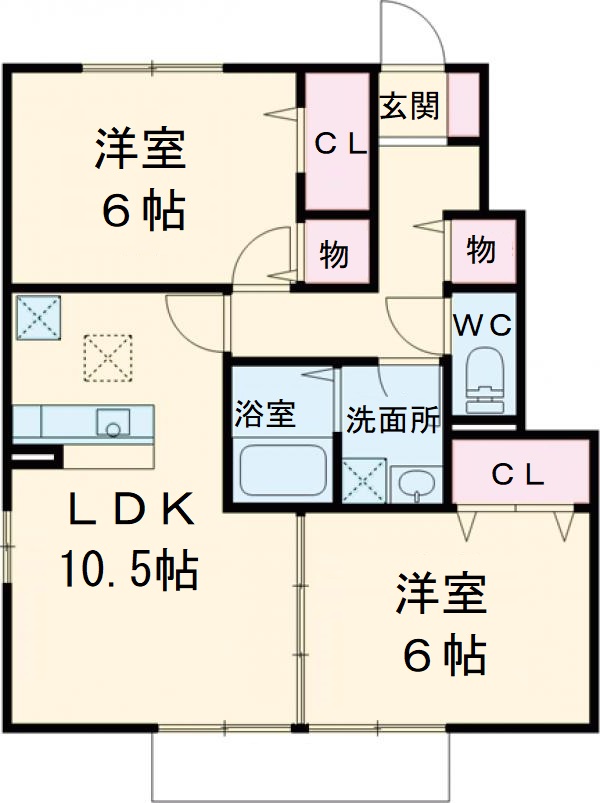 キャッツAの間取り
