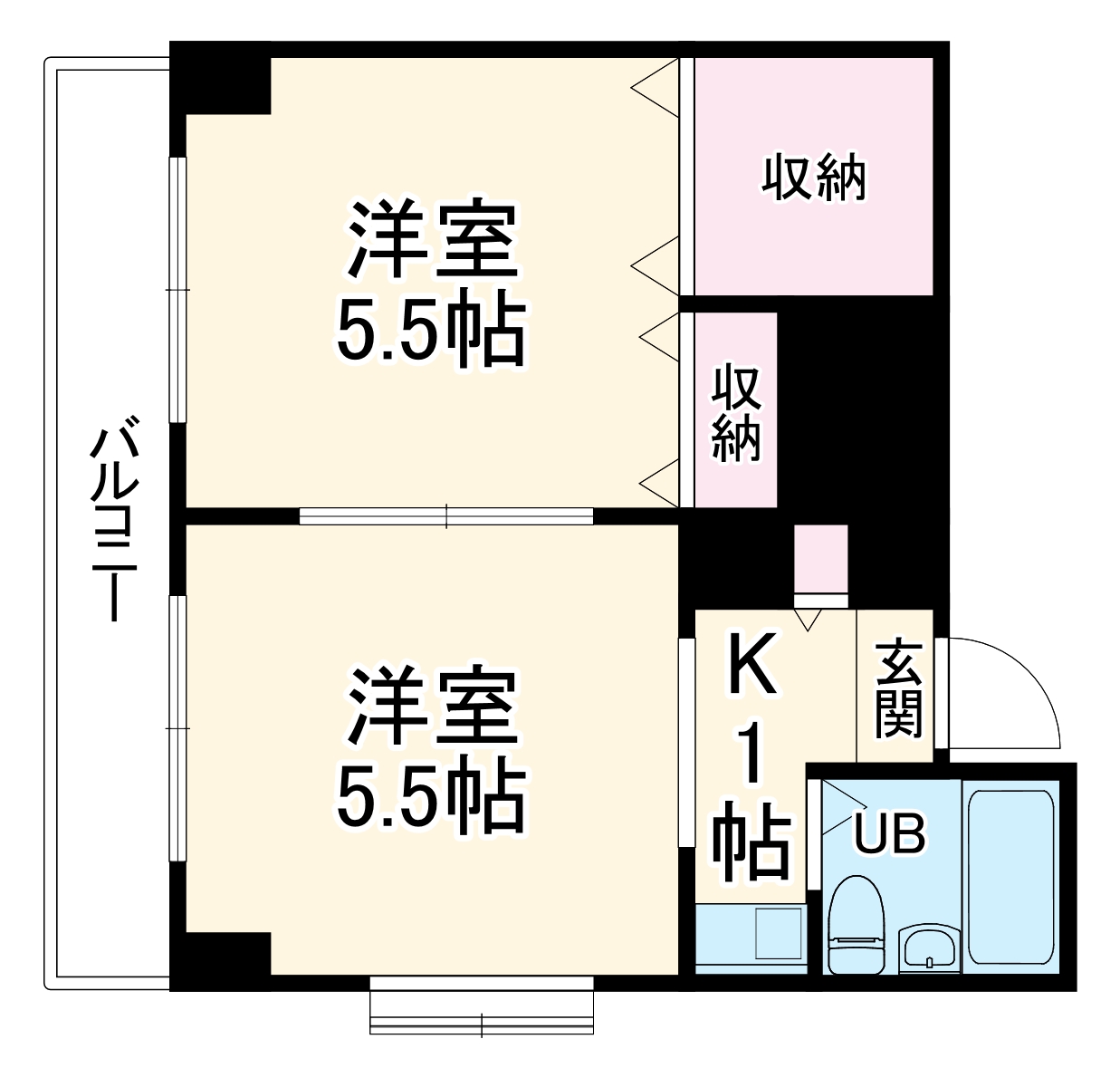 アドラシオン橋本の間取り
