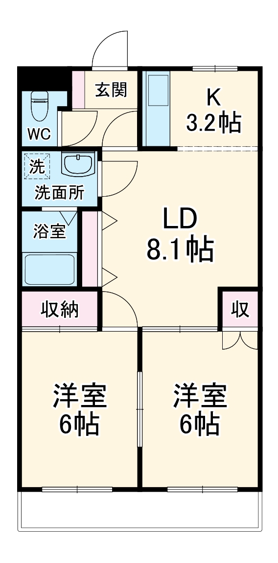 メゾンセレブ-Kの間取り
