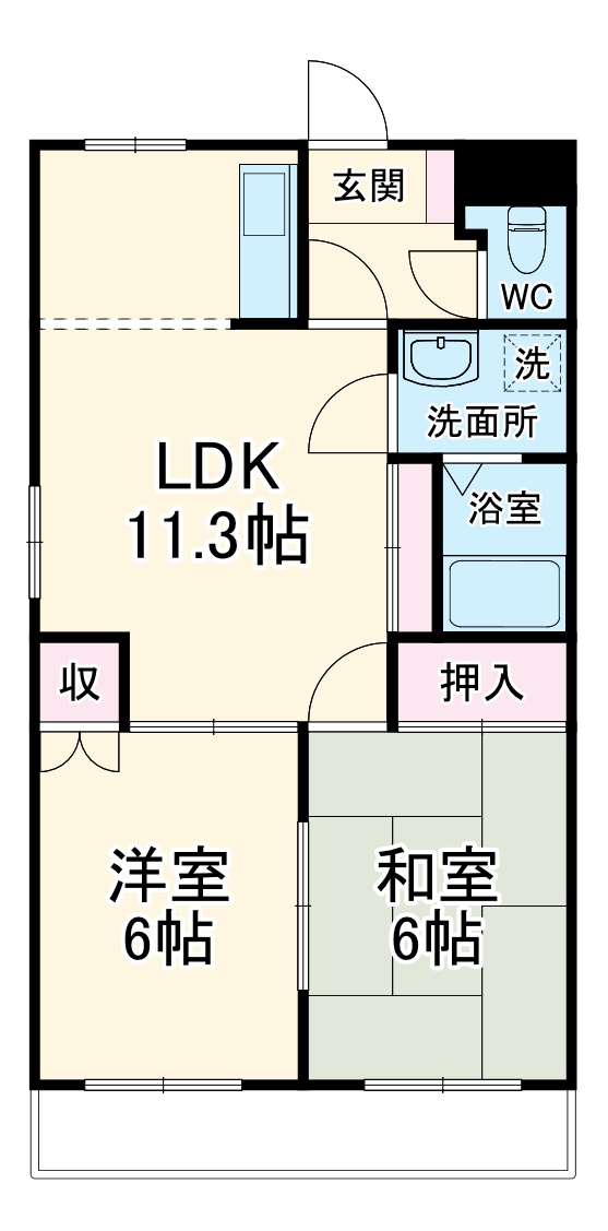 メゾンセレブ-Kの間取り
