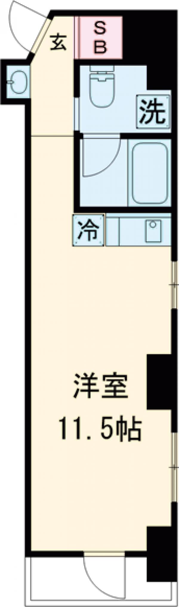 ミリアビタNO.22の間取り