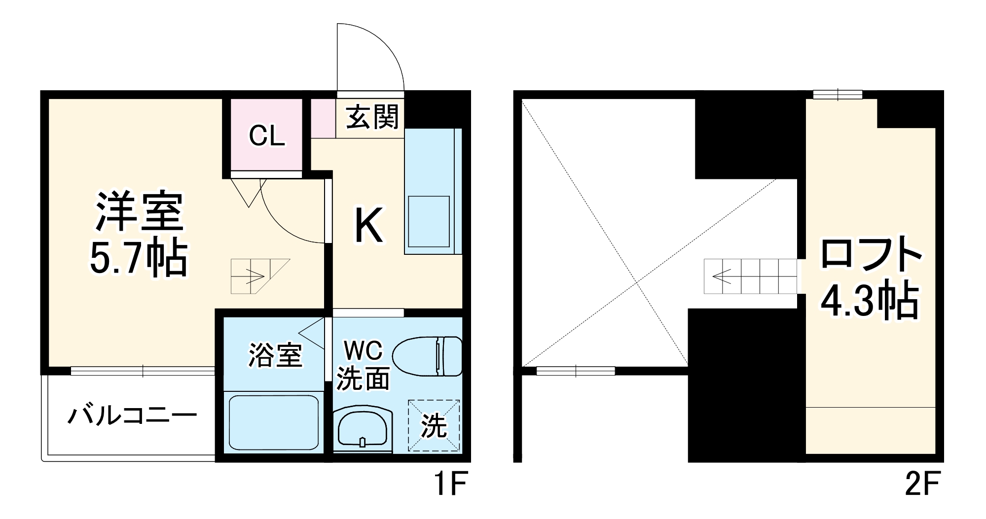 アルファ中村公園の間取り