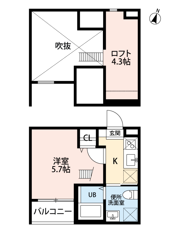 アルファ中村公園の間取り