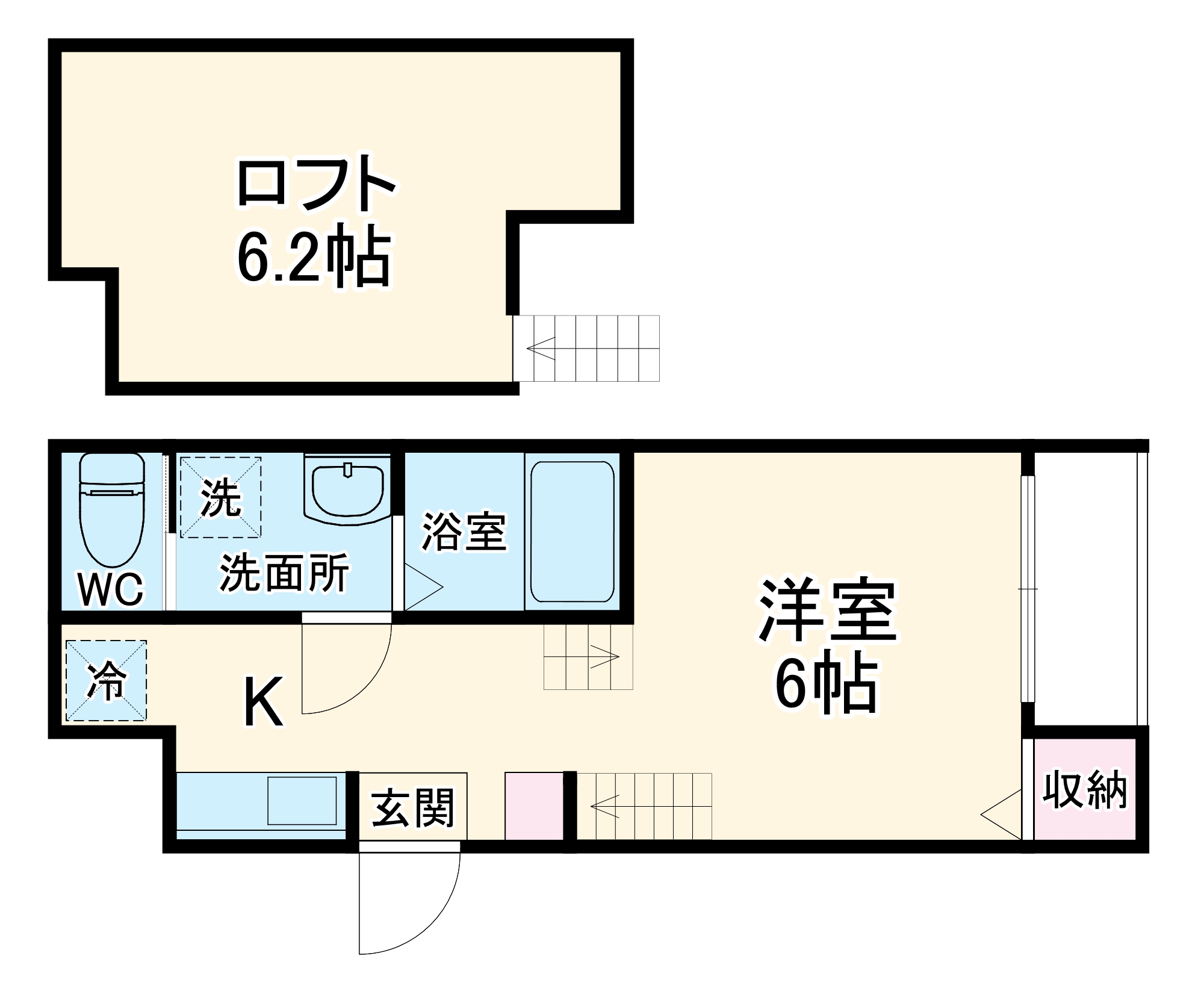 Villetta辻町の間取り