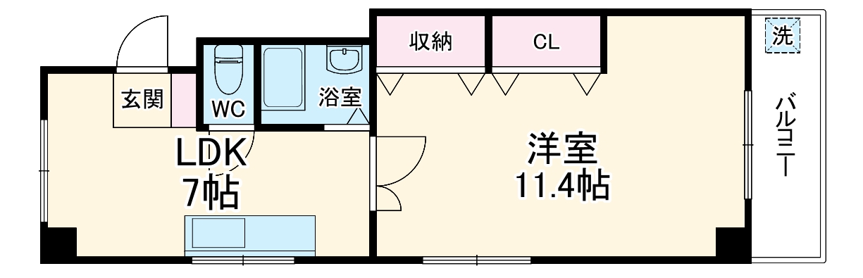 メゾン千成の間取り