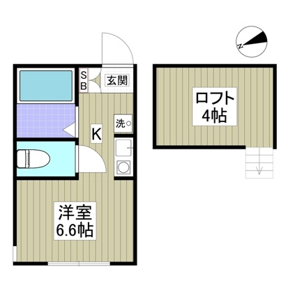 Ｇ・Ａヒルズ金沢文庫・203号室の間取り