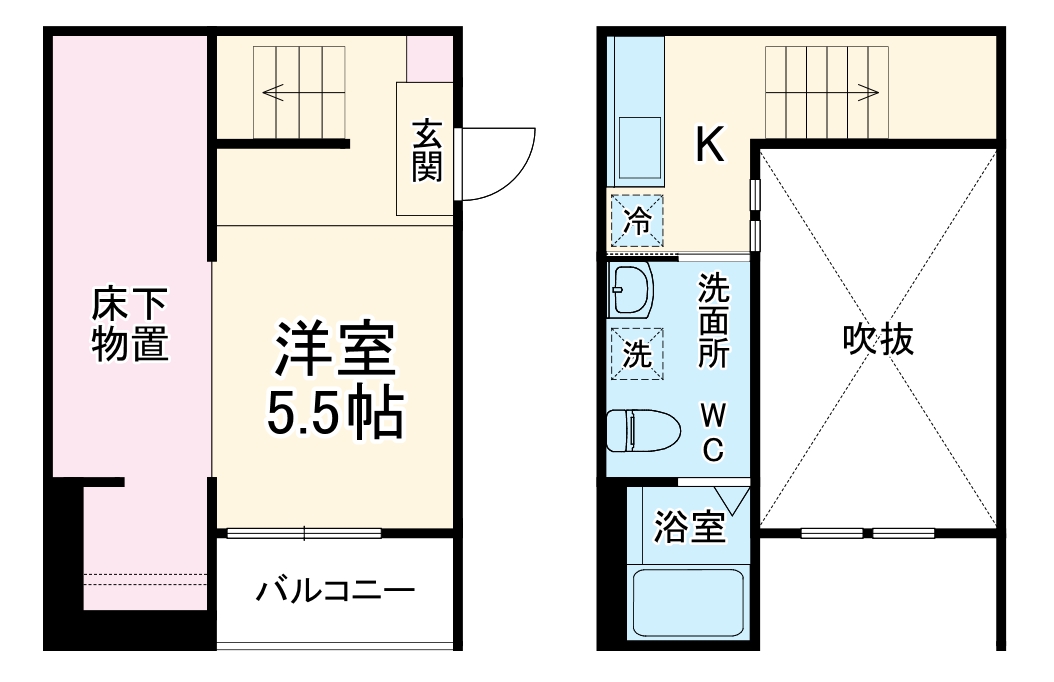 VIVA米野Ⅱの間取り