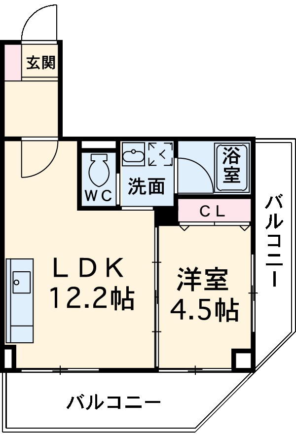 喜多山ビルの間取り