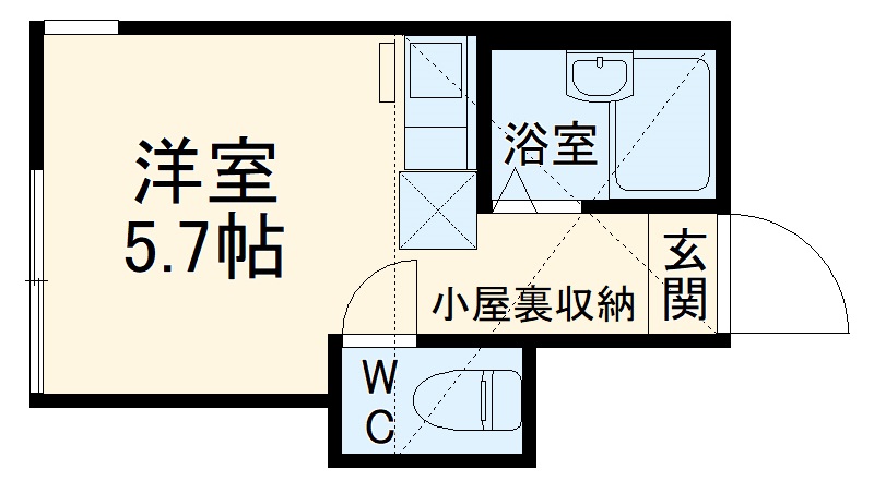 ユナイト根岸ブルーノ・コンティの間取り